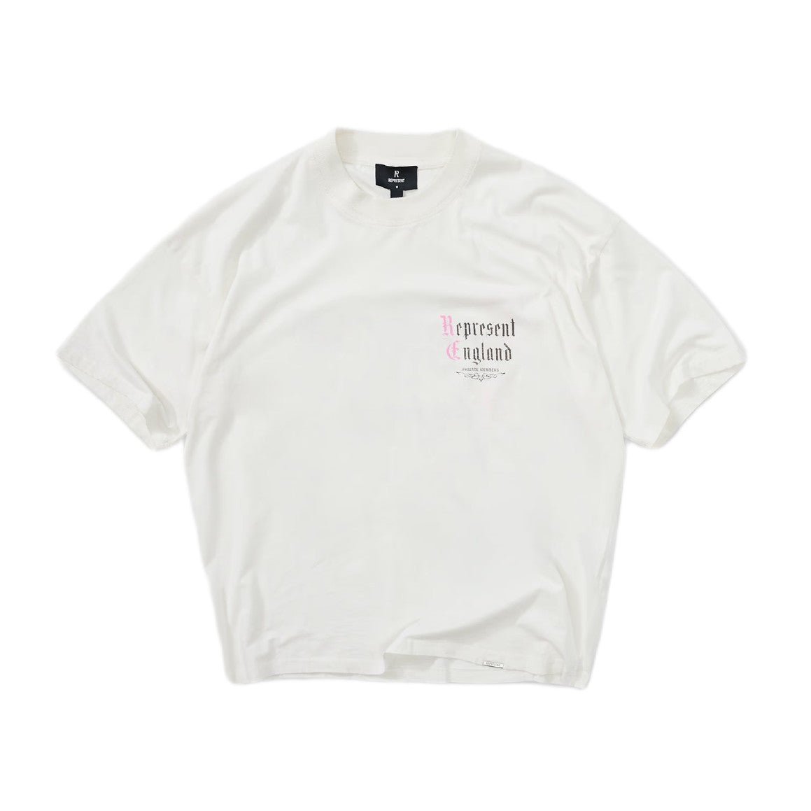 Represent Private Members T-Shirt - 72 Flat White - Escape Menswear