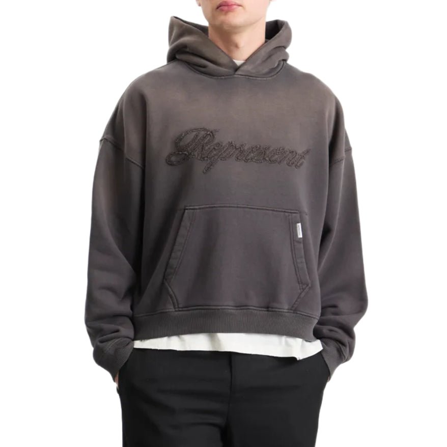 Represent Rep Reverse Applique Hoodie - 17 After Dark - Escape Menswear