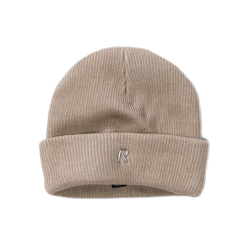 Represent Rib Knit Beanie - 54 Dark Taupe - Escape Menswear