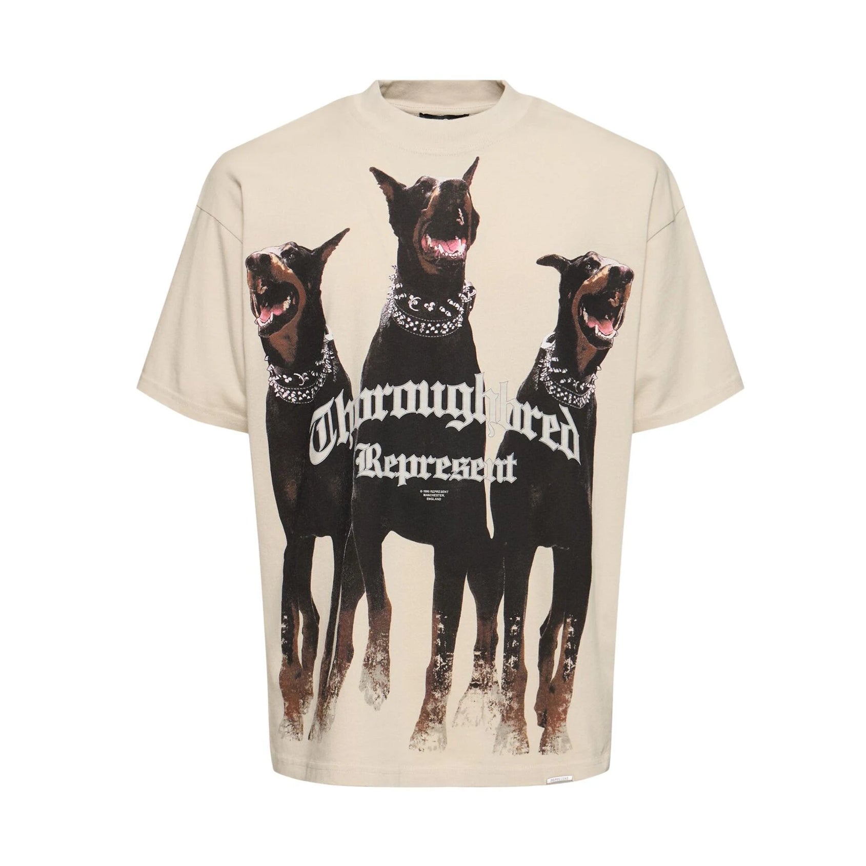 Represent Thoroughbred T-Shirt - 02 Vintage White - Escape Menswear