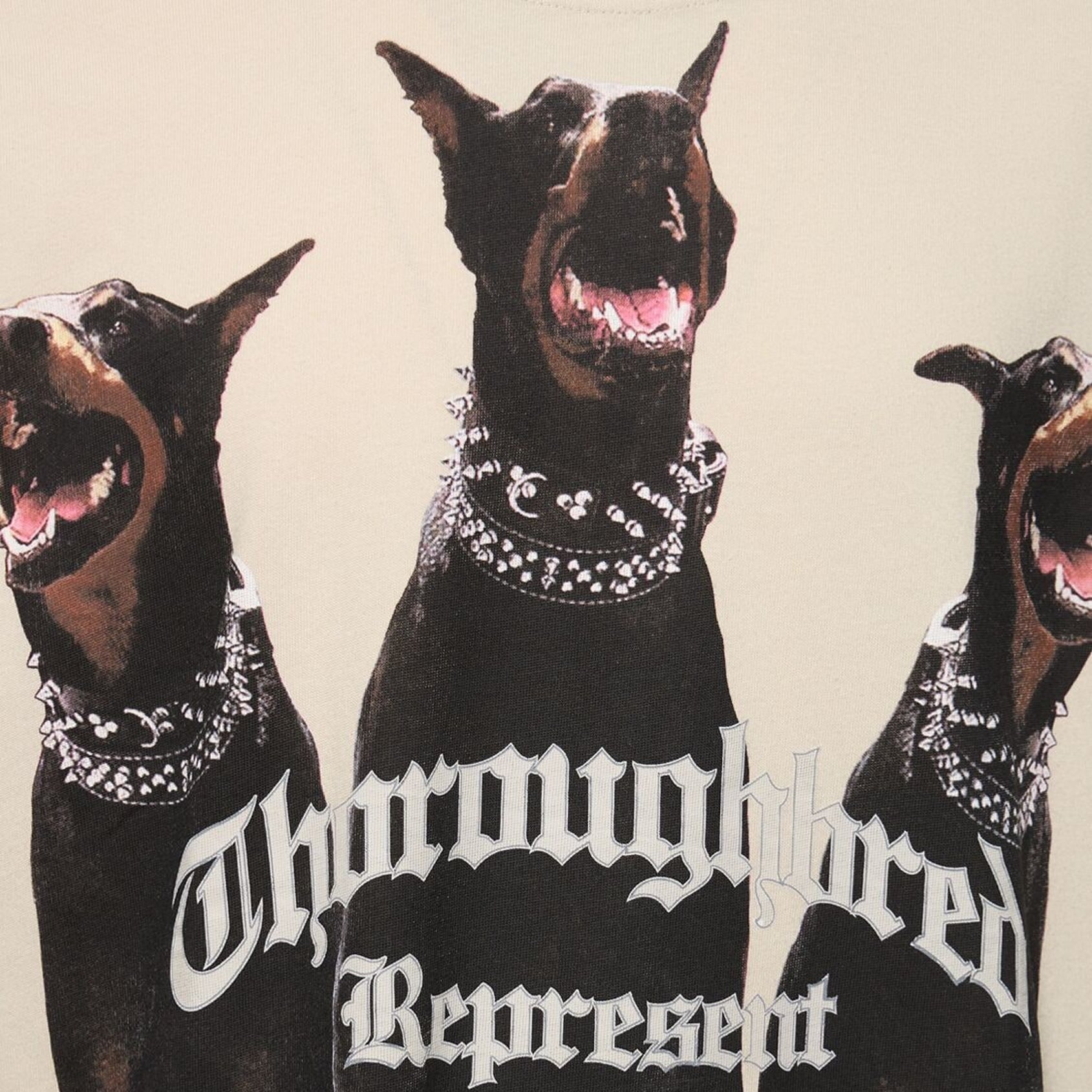 Represent Thoroughbred T-Shirt - 02 Vintage White - Escape Menswear