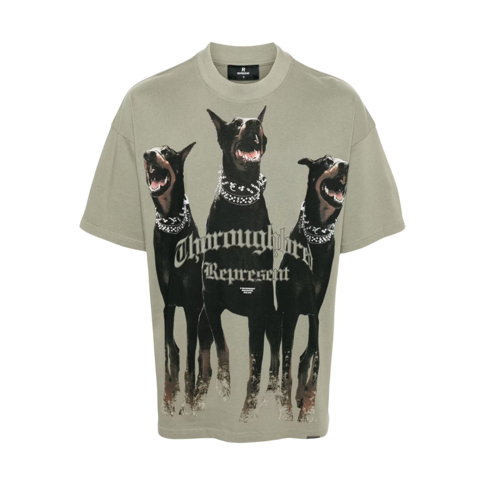 Represent Thoroughbred T-Shirt - 168 Khaki - Escape Menswear