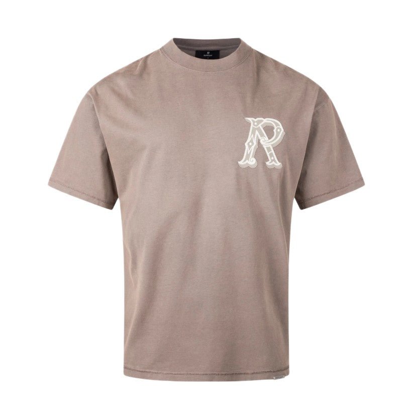 Represent Western Initial T-Shirt - 16 Dusty Brown - Escape Menswear