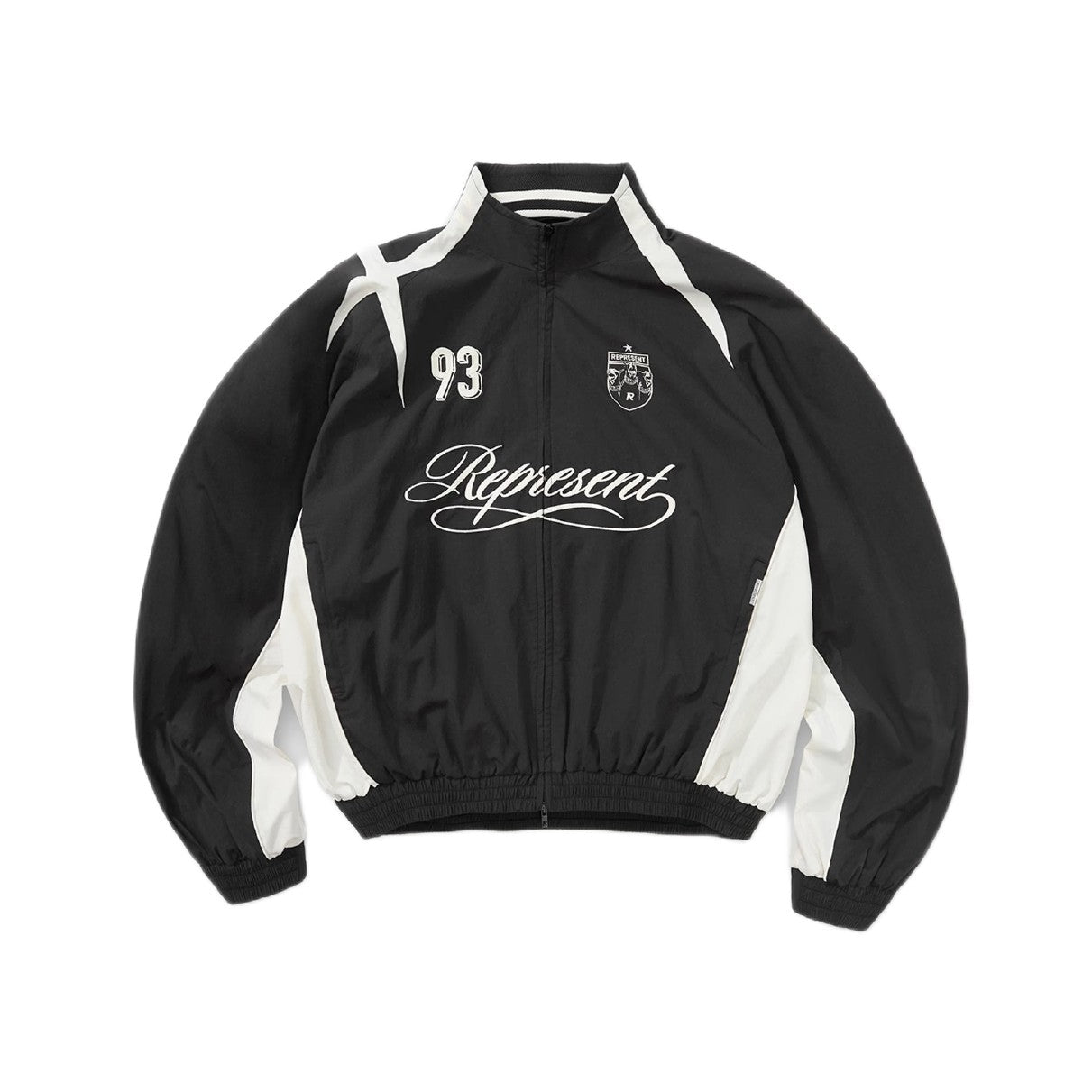 Represent Woven Track Star Jacket - 01 Jet Black - Escape Menswear