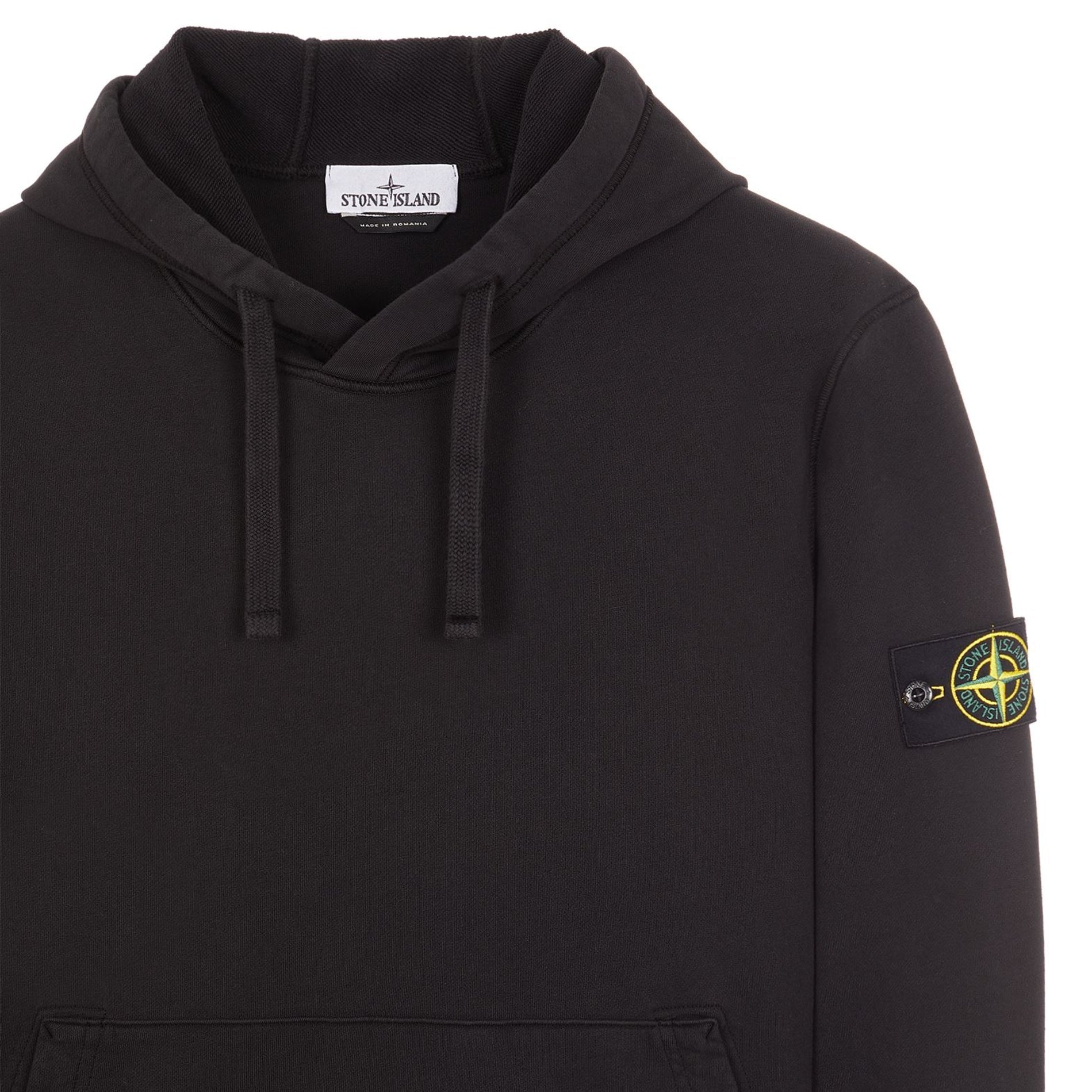 Stone Island 64151 Hoodie - V0029 Black - Escape Menswear