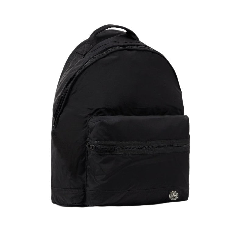 Stone Island Coated Nylon Backpack - 029 Black - Escape Menswear