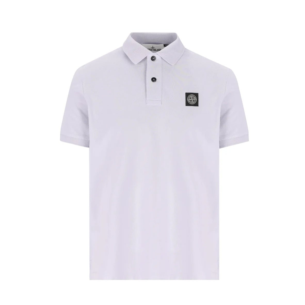 Stone Island Compass Patch Polo Shirt - V0088 Lilac - Escape Menswear