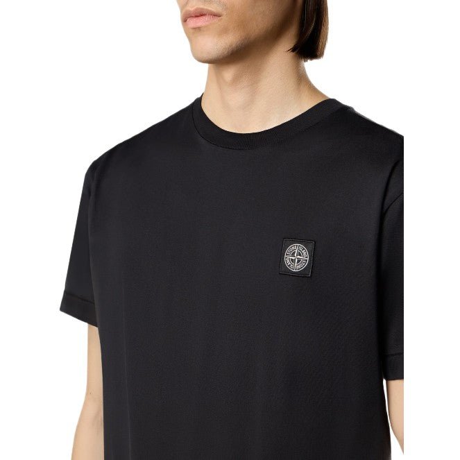 Stone Island Compass Patch T-Shirt - 029 Black - Escape Menswear