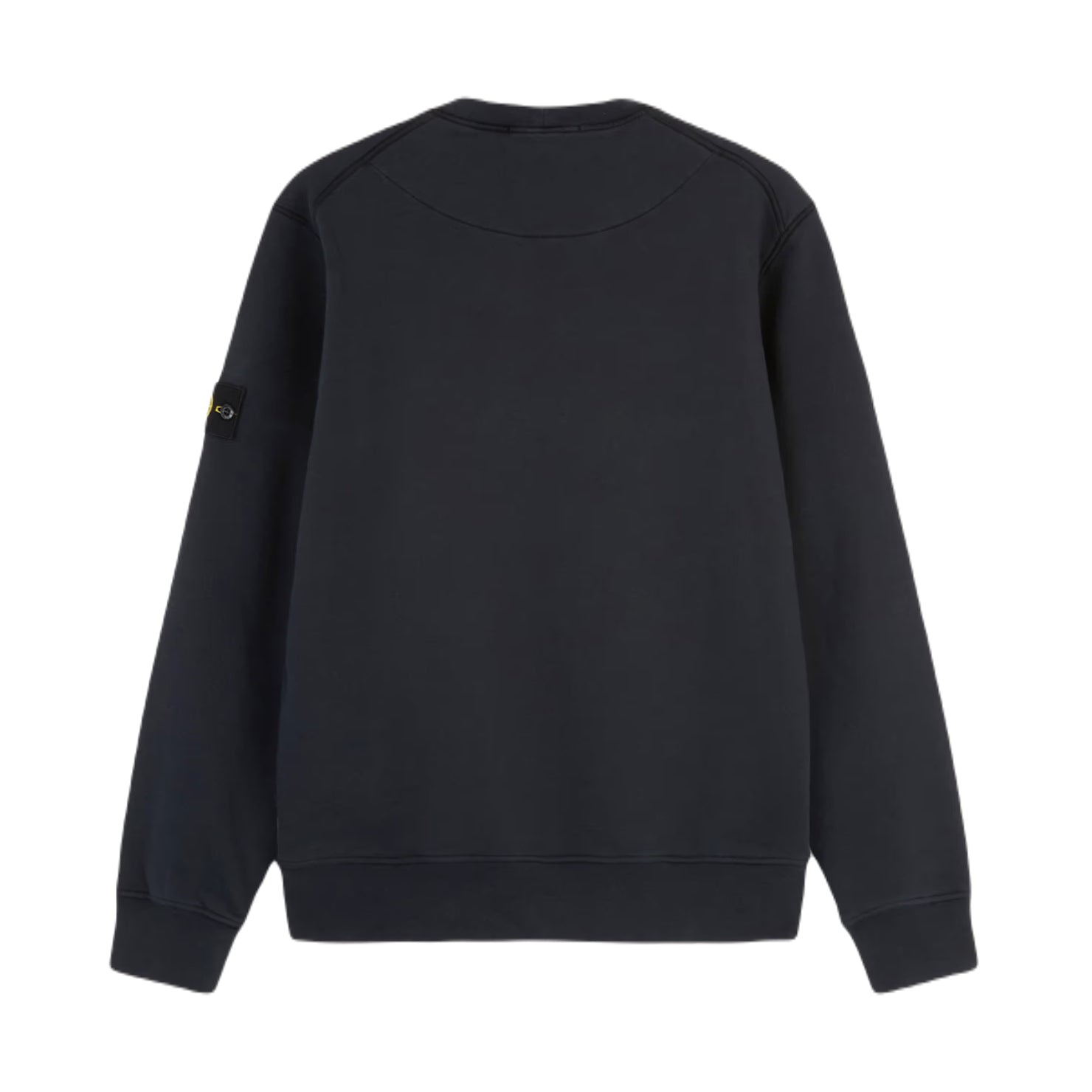 Stone Island Cotton Fleece Sweatshirt - V0020 Navy Blue - Escape Menswear