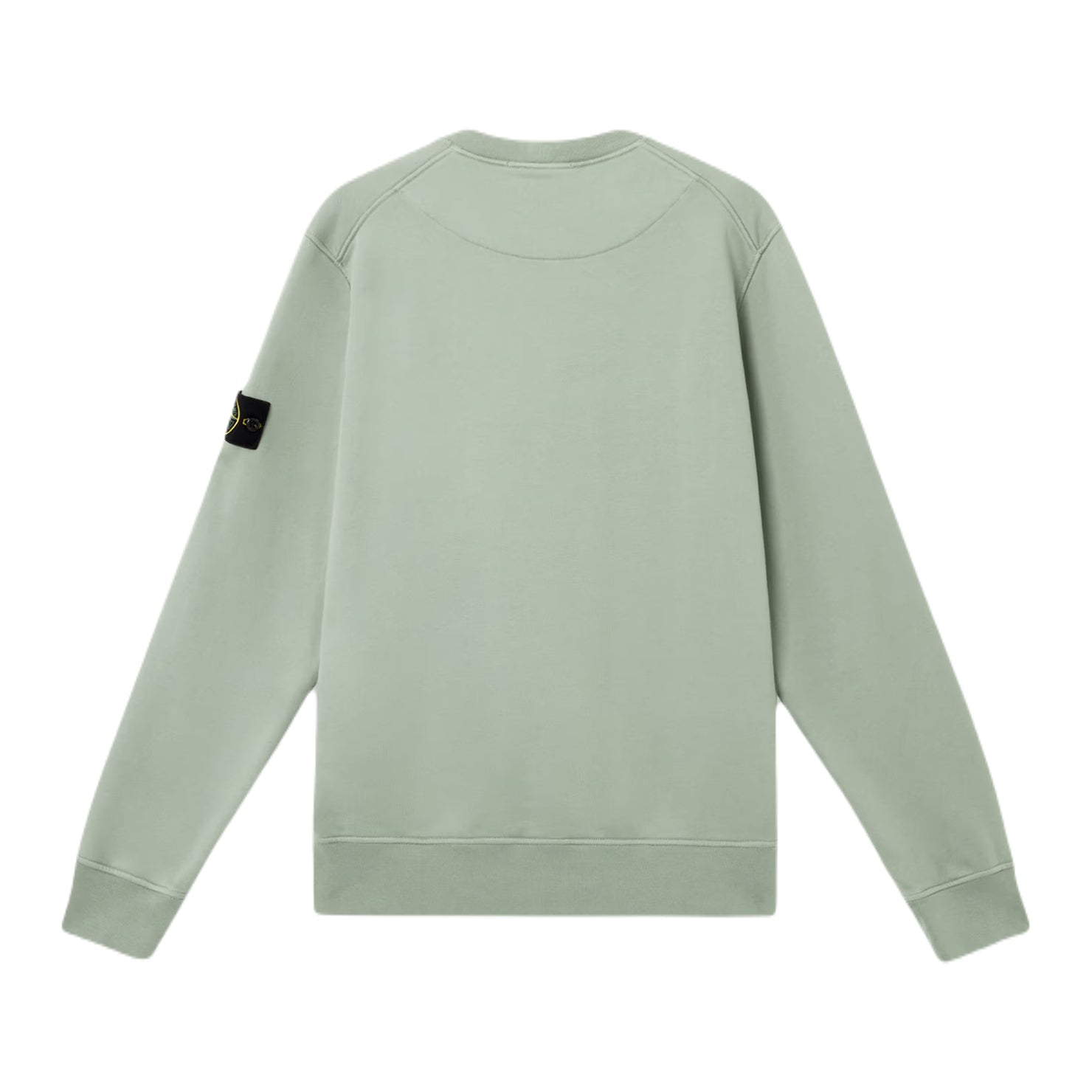 Stone Island Cotton Fleece Sweatshirt - V0055 Sage Green - Escape Menswear