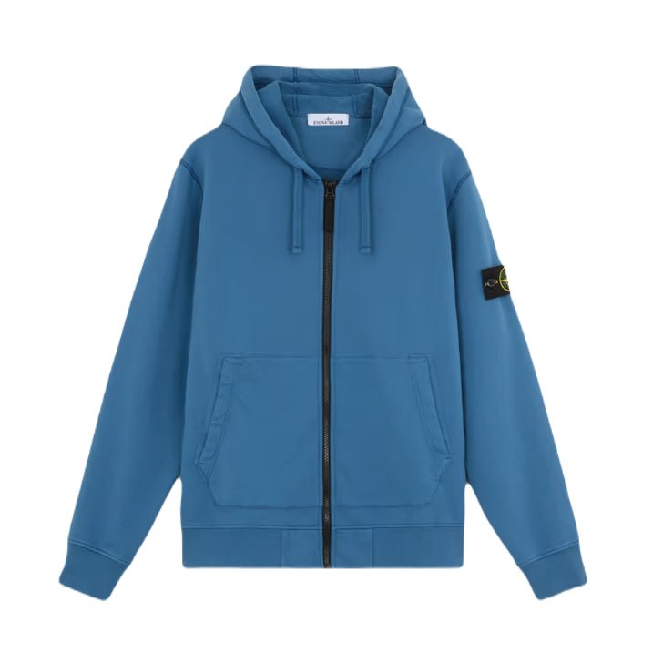 Stone island avio blue hoodie online