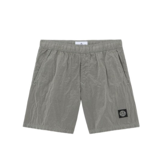 Stone Island Econyl® Nylon Pocket Swimshort - 061 Pearl Grey - Escape Menswear