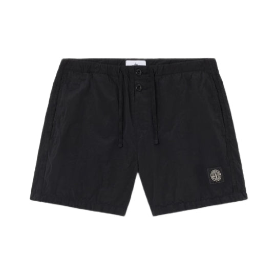 Stone Island Econyl® Nylon Swimshort - 029 Black - Escape Menswear