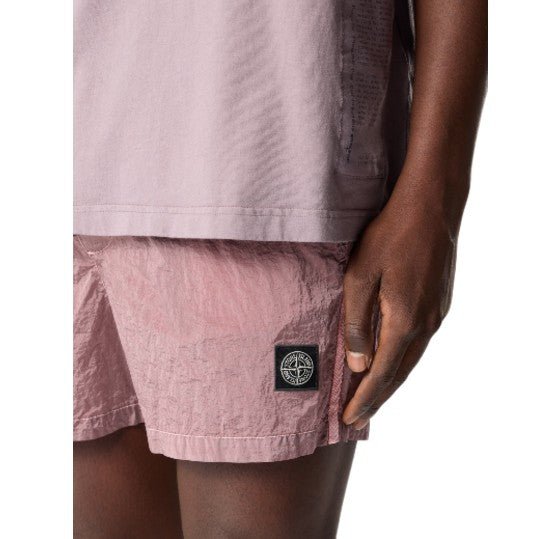 Stone Island Econyl® Nylon Swimshort - 08G Oleander - Escape Menswear