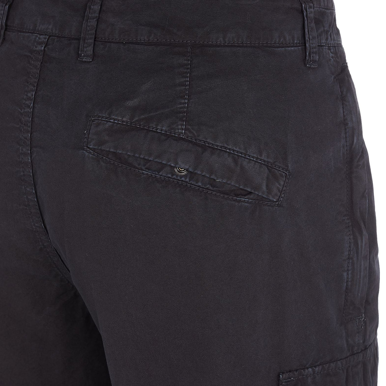 Stone Island L11WA Old Treat Bermuda Shorts - V0129 Black - Escape Menswear