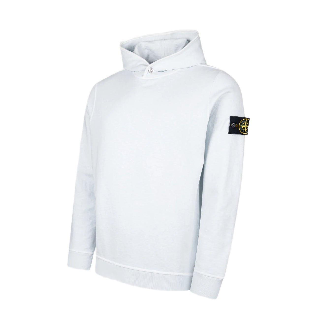 Stone Island Malfile Fleece Hoodie - V0141 Sky Blue - Escape Menswear