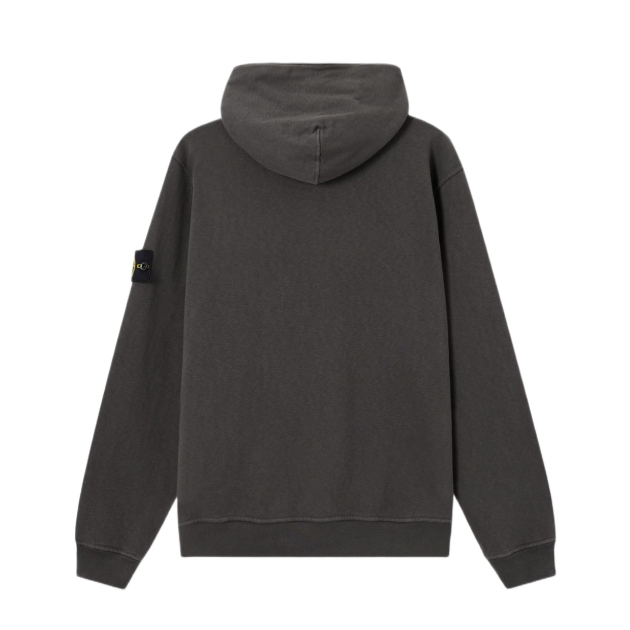 Stone Island Malfile Fleece Hoodie - V0165 Charcoal Grey - Escape Menswear