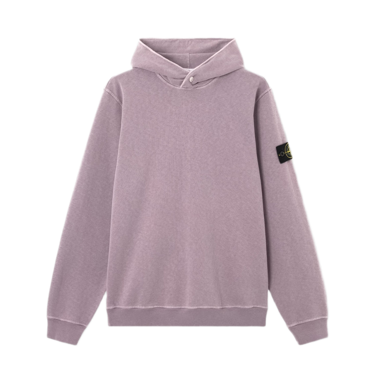 Stone Island Malfile Fleece Hoodie - V018F Purple Grey - Escape Menswear