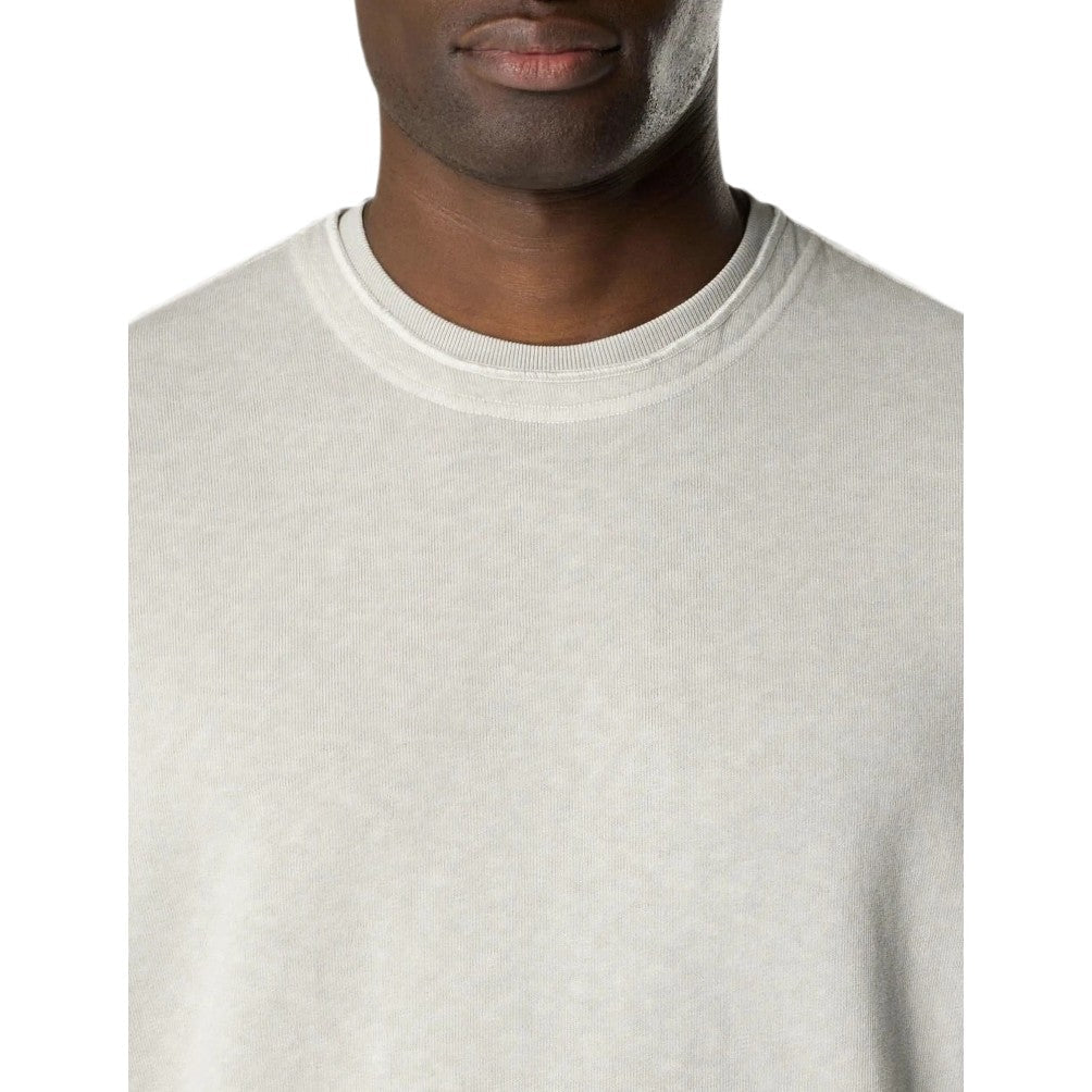 Stone Island Malfile Fleece Old Effect Sweatshirt - 161 Pearl Grey - Escape Menswear