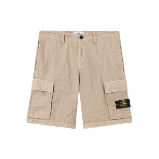 Stone Island Nylon Panama-TC Cargo Shorts - 09A Desert - Escape Menswear