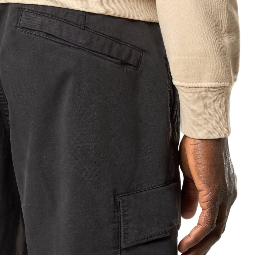 Stone Island Stretch Twill 'OLD' Effect Bermuda Shorts - V0129 Black - Escape Menswear