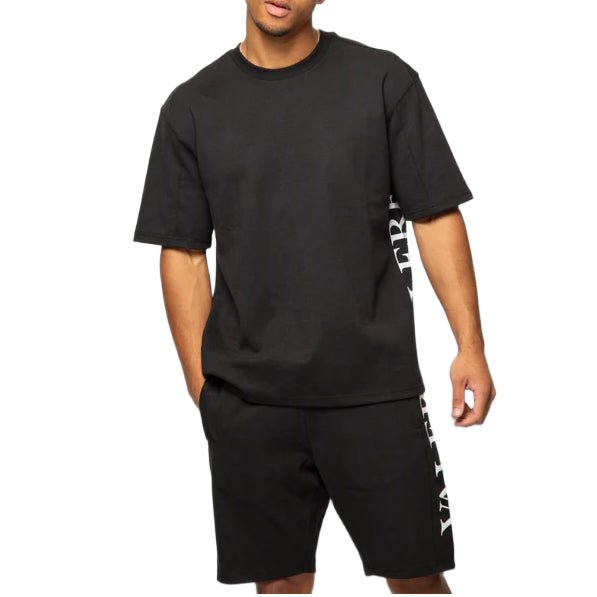 Valere Blocco Interlock T-Shirt - Black - Escape Menswear