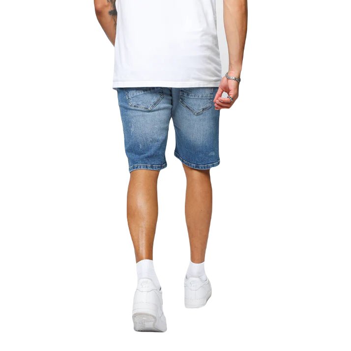 Valere Castel Jean Short - Light Wash - Escape Menswear