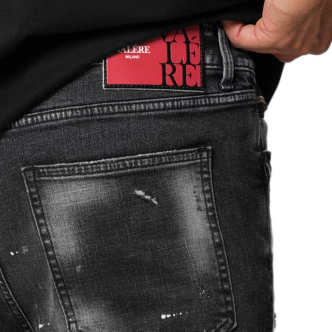 Valere Castello Jean - Black - Escape Menswear