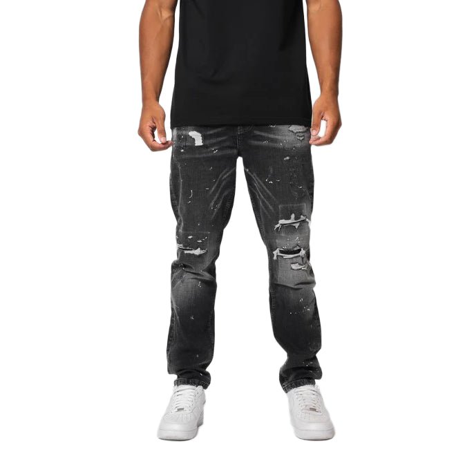 Valere Castello Jean - Black - Escape Menswear