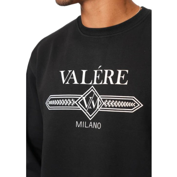 Valere Cavasso Sweatshirt - Black - Escape Menswear