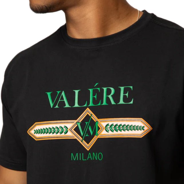 Valere Cavasso T-Shirt - Black - Escape Menswear