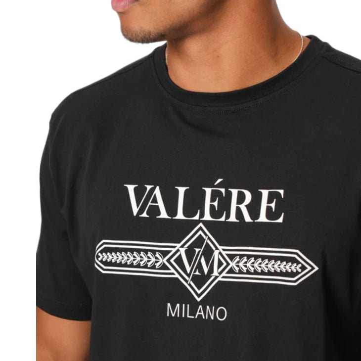 Valere Cavasso T-Shirt - Black/White - Escape Menswear