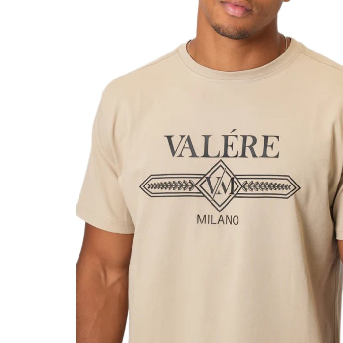 Valere Cavasso T-Shirt - Stone - Escape Menswear