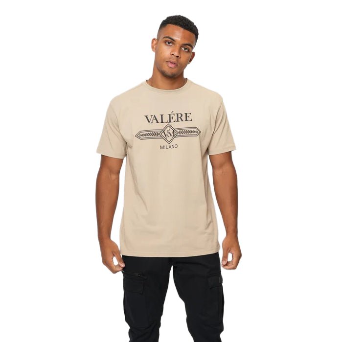 Valere Cavasso T-Shirt - Stone - Escape Menswear