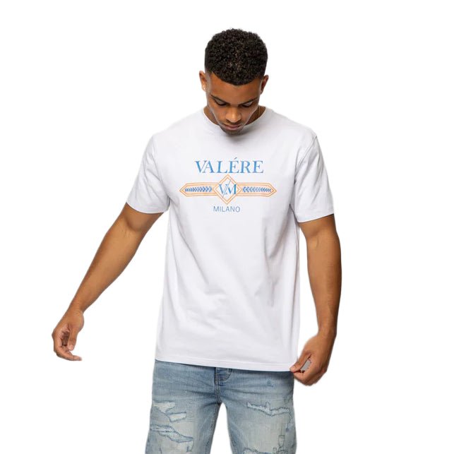 Valere Cavasso T-Shirt - White - Escape Menswear