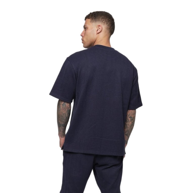 Valere Conza T-Shirt - Navy - Escape Menswear