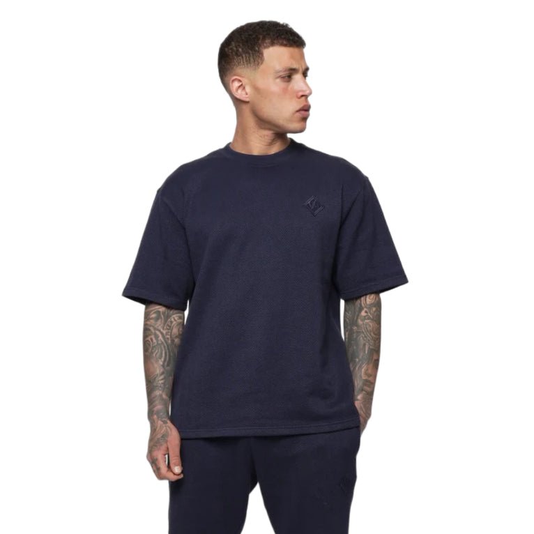 Valere Conza T-Shirt - Navy - Escape Menswear