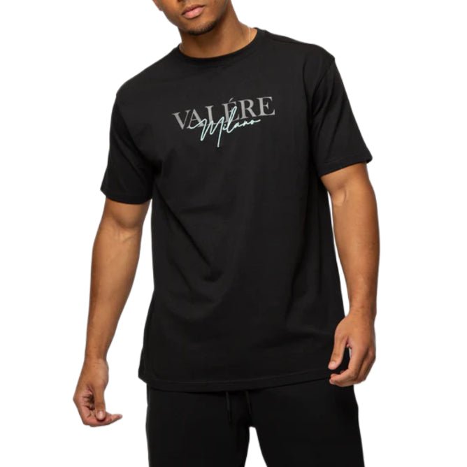 Valere Copione T-Shirt - Black - Aqua - Escape Menswear