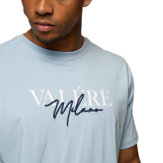 Valere Copione T-Shirt - Sky Blue - Escape Menswear