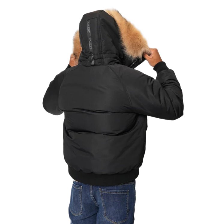 Valere Flight Short Parka Jacket - Black - Escape Menswear