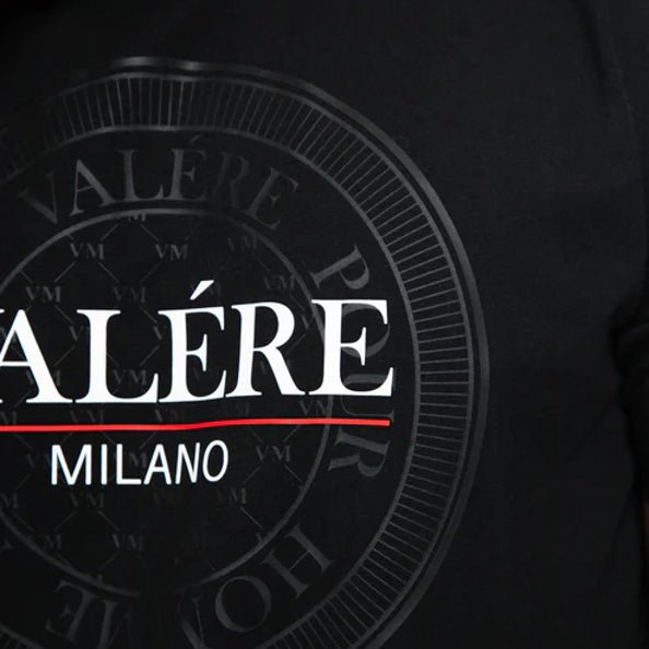 Valere Graziani T-Shirt - Black - Escape Menswear