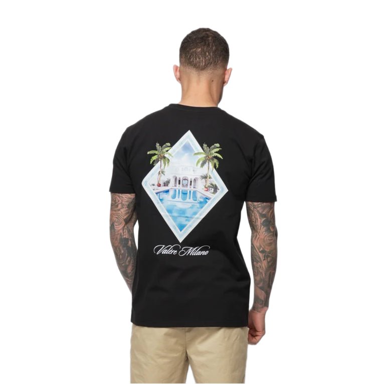 Valere Iseo T-Shirt - Black - Escape Menswear