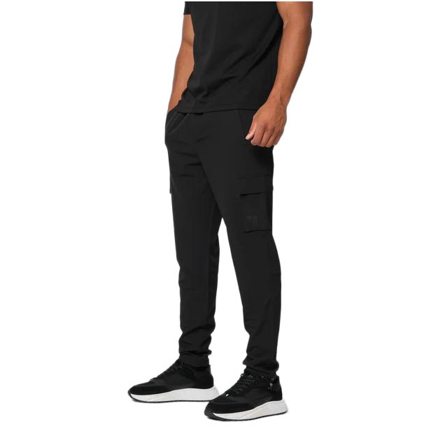 Valere Luxe Cargo Pant - Black - Escape Menswear