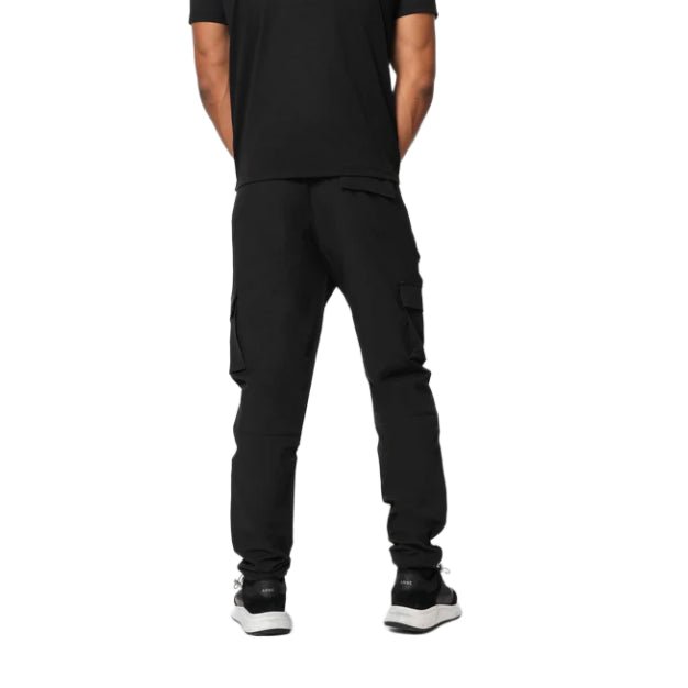 Valere Luxe Cargo Pant - Black - Escape Menswear