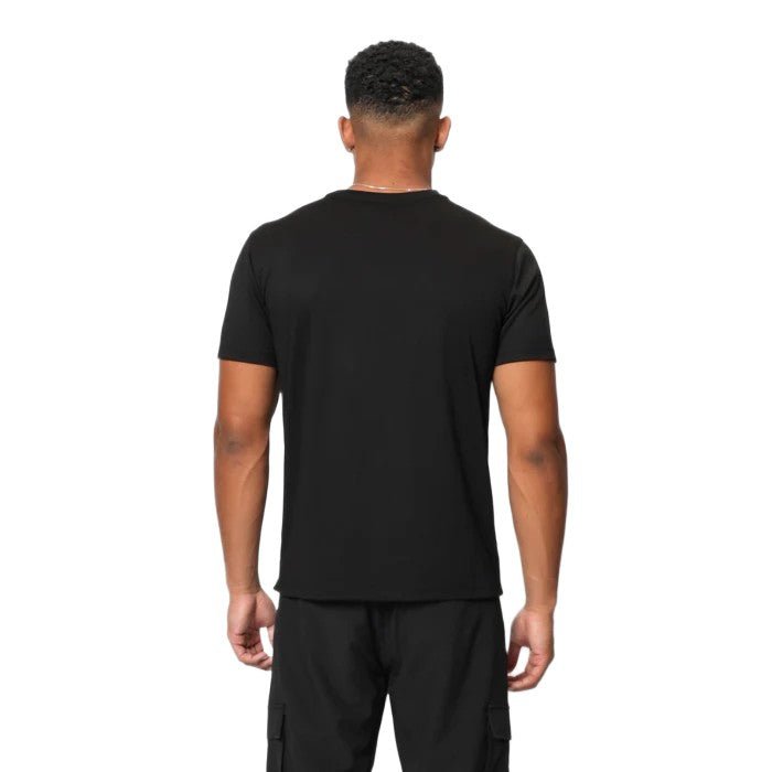 Valere Luxe Mercerised T-Shirt - Black - Escape Menswear