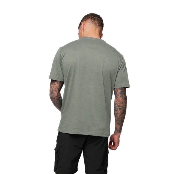 Valere Luxe Mercerised T-Shirt - Khaki - Escape Menswear
