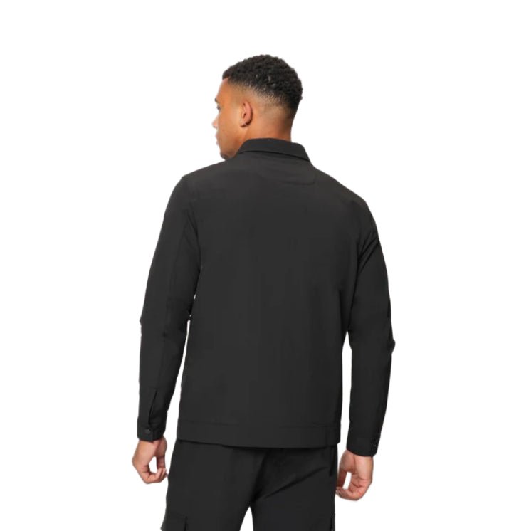 Valere Luxe Overshirt - Black - Escape Menswear