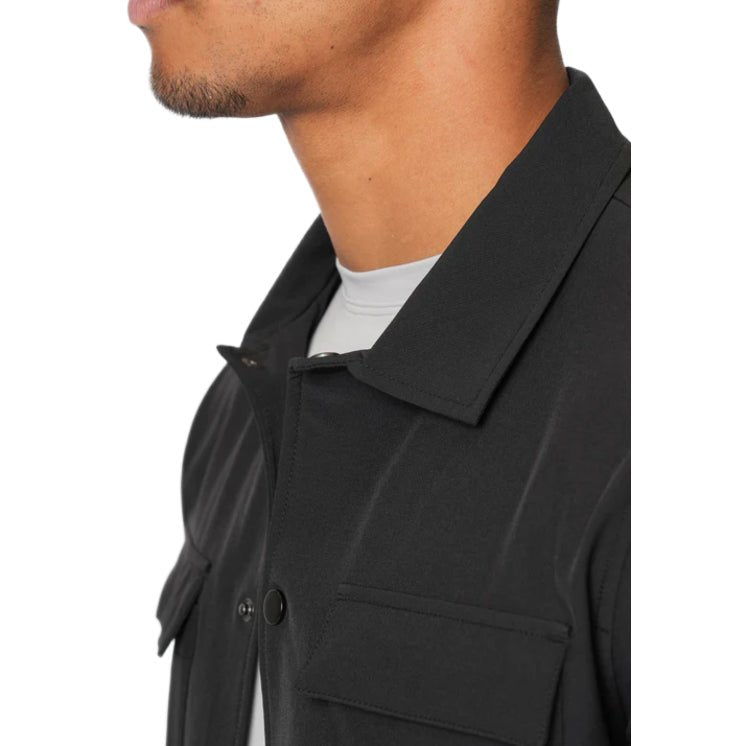 Valere Luxe Overshirt - Black - Escape Menswear