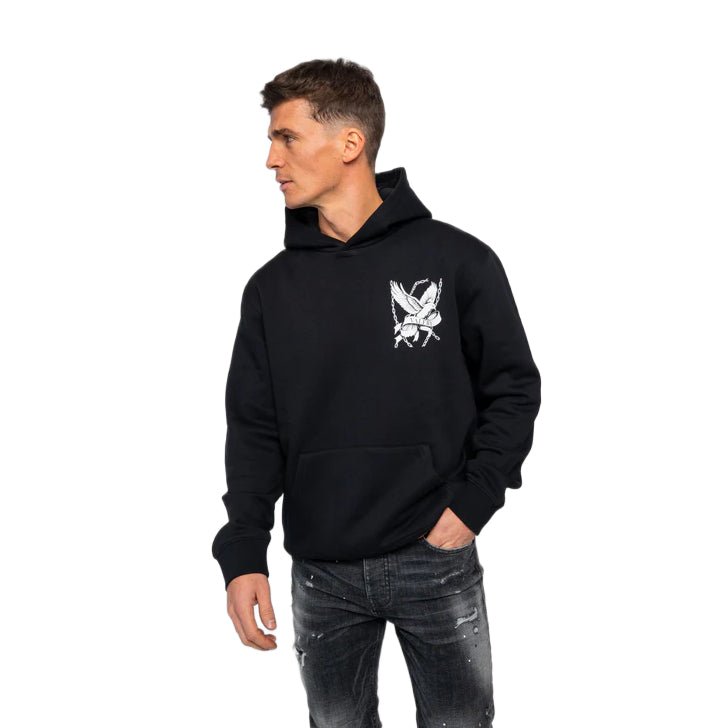 Valere Monviso Hoodie - Black - Escape Menswear