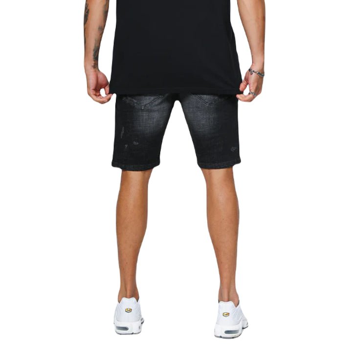 Valere Oriveto Jean Short - Black - Escape Menswear